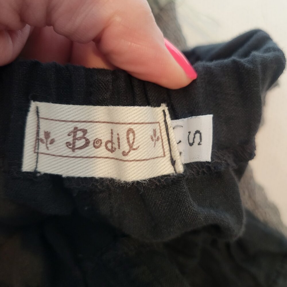 Bodil Linen Ruffle Hem Pants Size Small - Picture 6 of 6